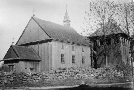 modrzewiowy kościół farny